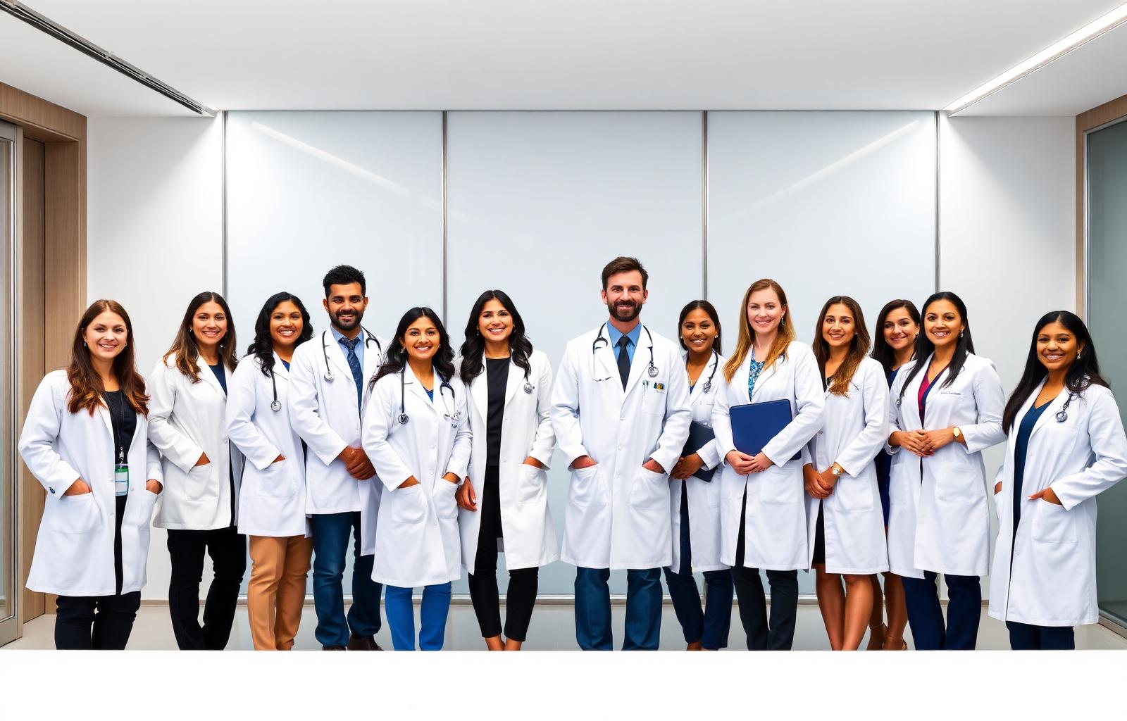 Equipe de profissionais de saúde Prime Care